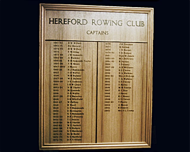 Roll of Honour Boards
